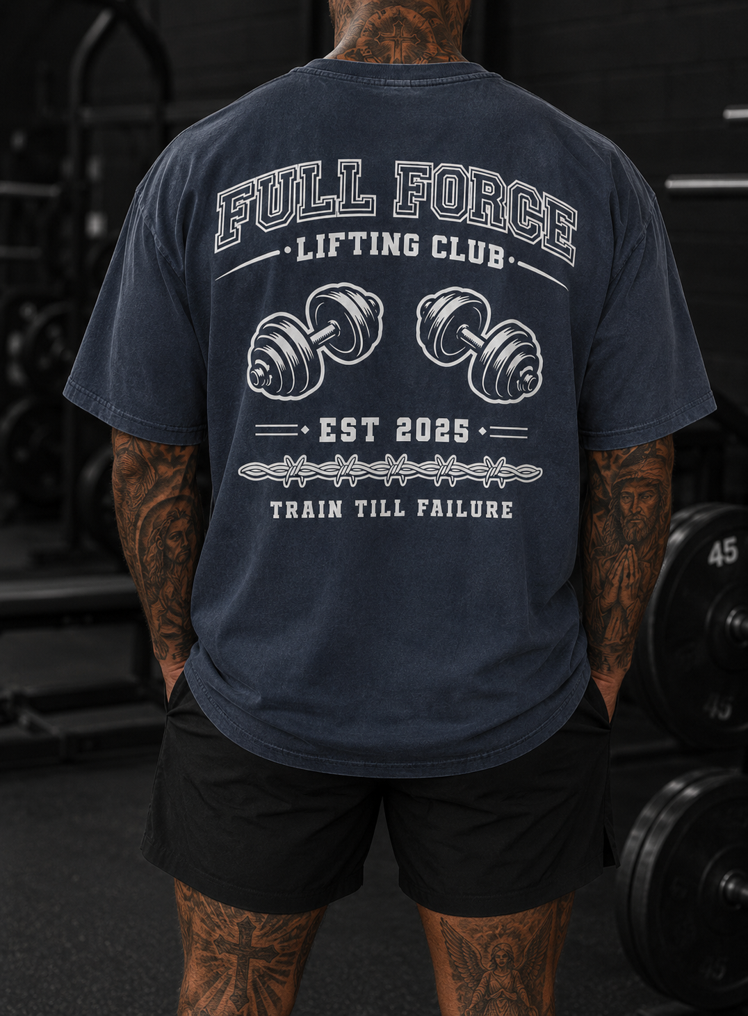 FFR BLUE OVERSIZED LIFTING SHIRT