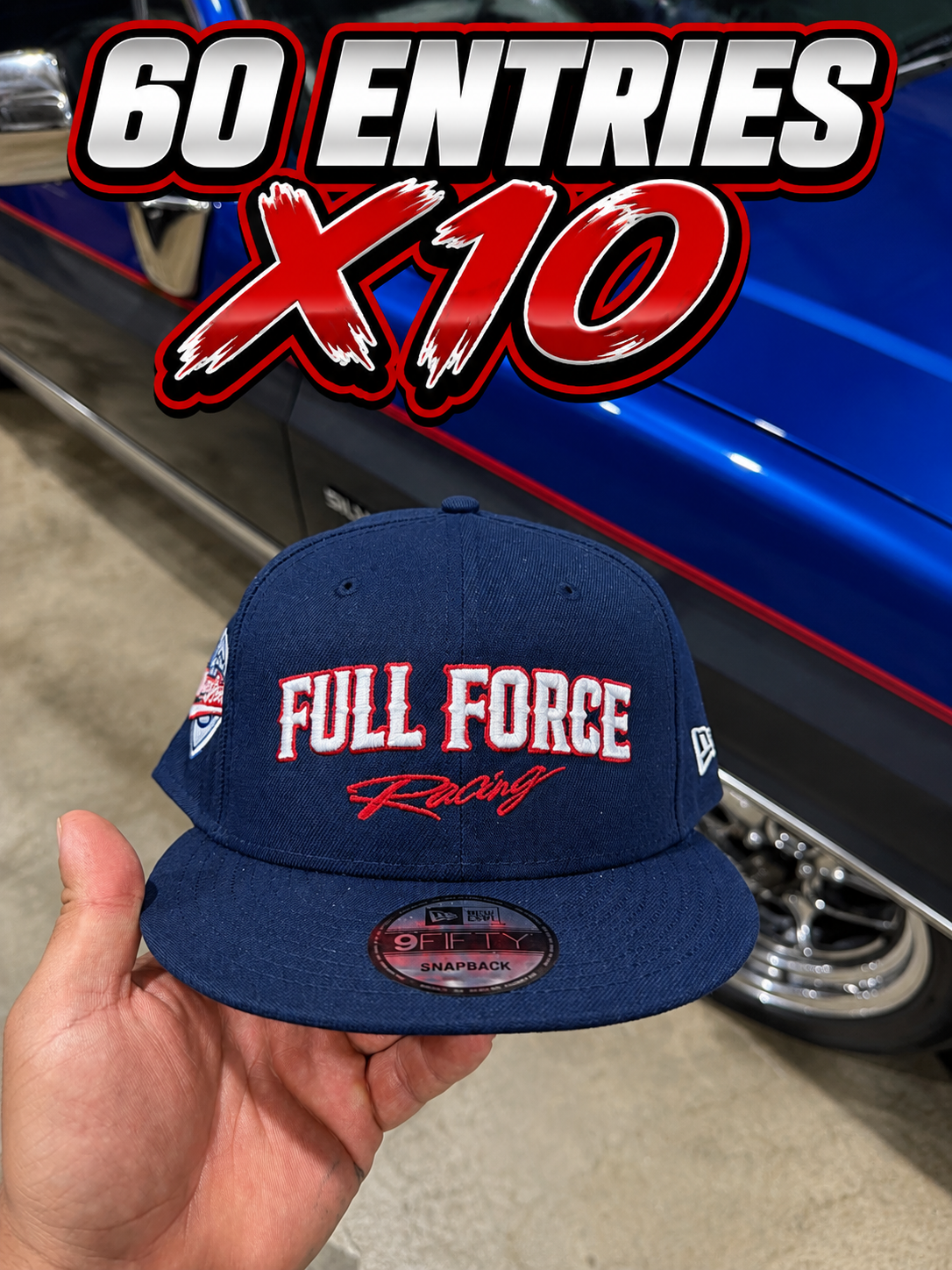 BLUE & RED NEW ERA HAT
