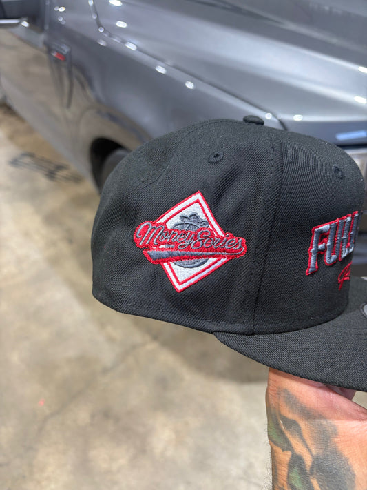 BLACK & RED NEW ERA HAT