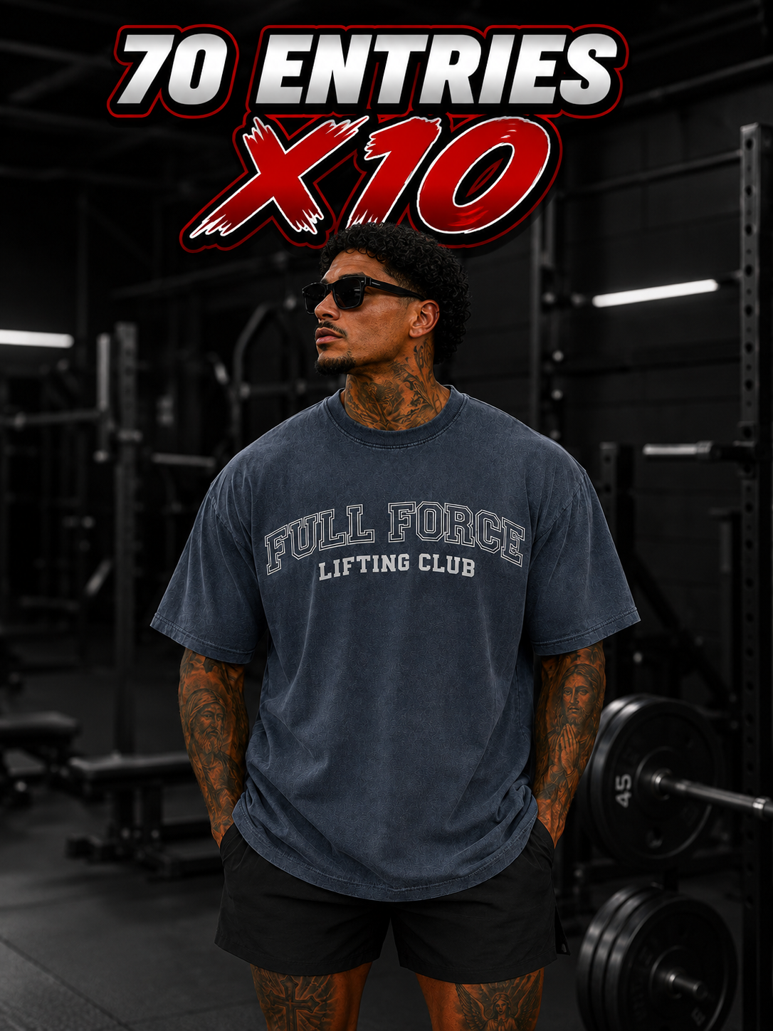 FFR BLUE OVERSIZED LIFTING SHIRT