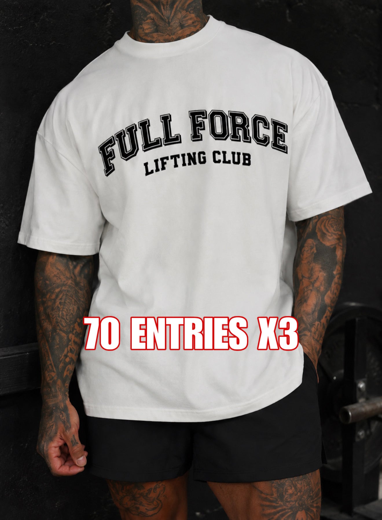 FFR WHITE OVERSIZED LIFTING SHIRT
