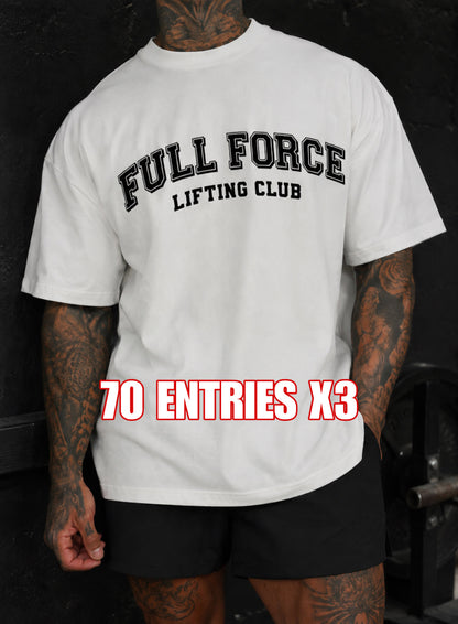 FFR WHITE OVERSIZED LIFTING SHIRT