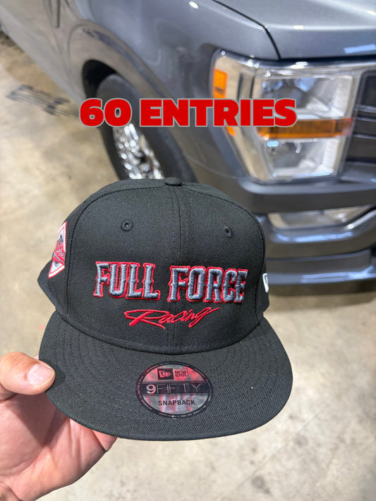 BLACK & RED NEW ERA HAT