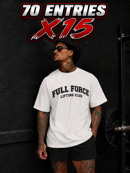 FFR WHITE OVERSIZED LIFTING SHIRT