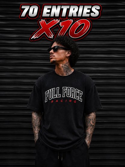 WASHED BLACK OVERSIZED TEE