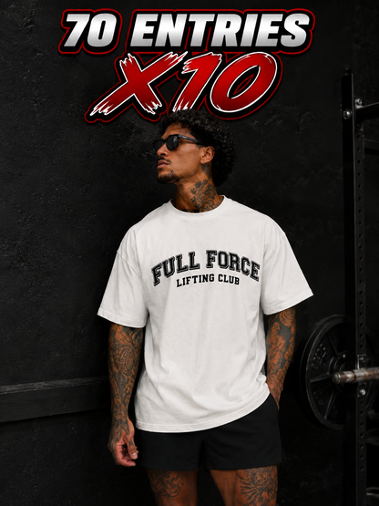 FFR WHITE OVERSIZED LIFTING SHIRT