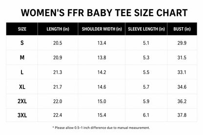 FFR WOMEN BABY TEE