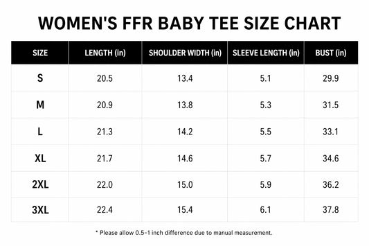 FFR WOMEN BABY TEE