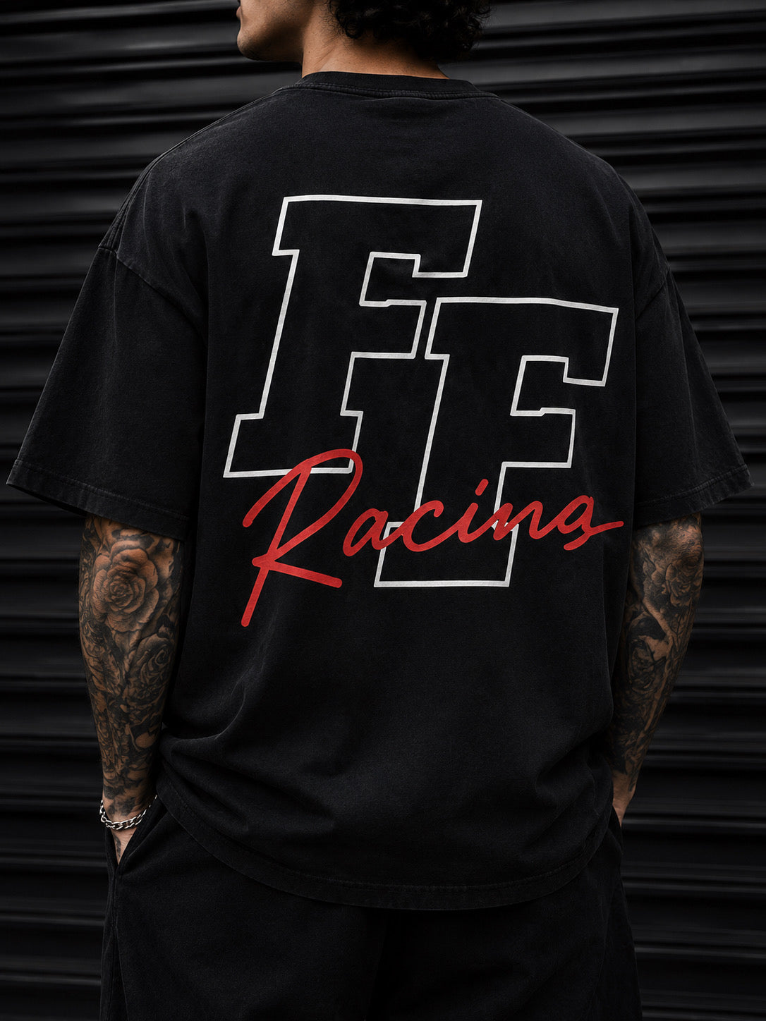 WASHED BLACK OVERSIZED TEE