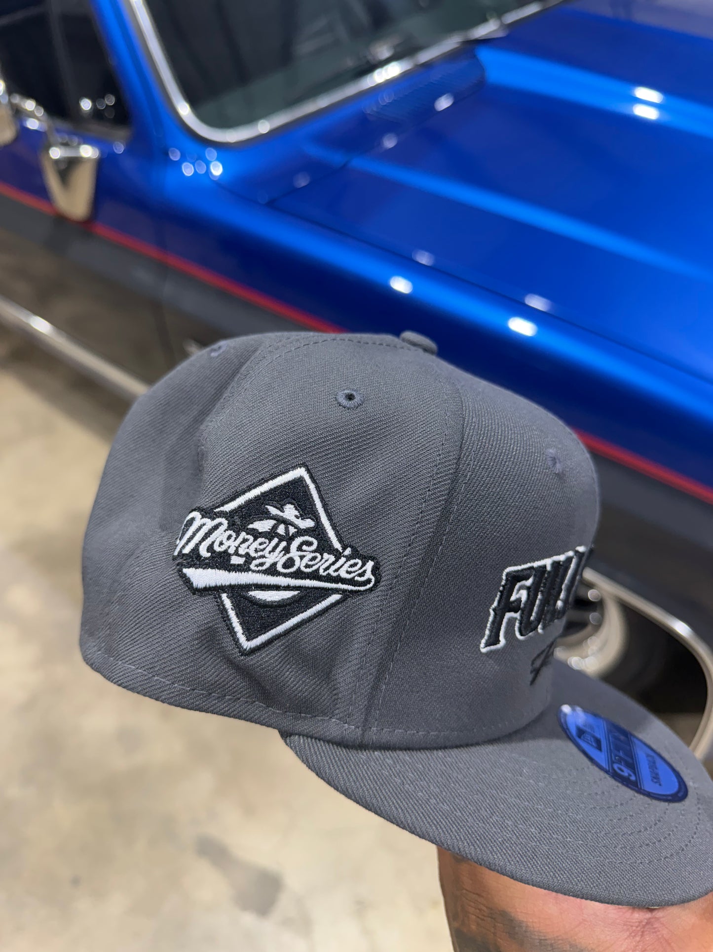 GREY & BLACK NEW ERA HAT